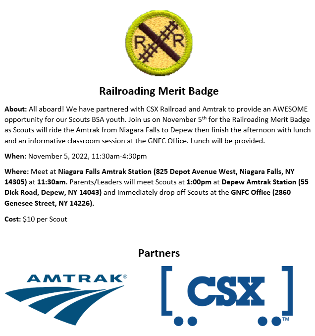 Railroading Merit Badge